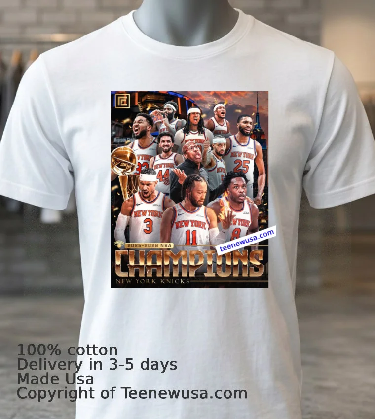 The New York Knicks Are Your 2026 Nba Champions For The First Time In 53 Years T Shirt - white-t-shirt 3 The New York Knicks Are Your 2026 Nba Champions For The First Time In 53 Years T Shirt White T Shirt 3