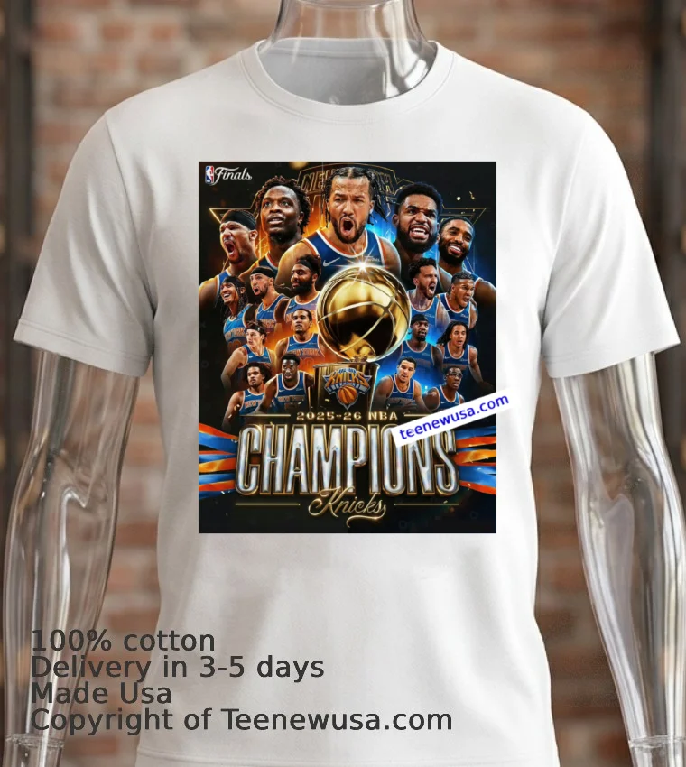 The New York Knicks Won The 2026 Nba Championship After 53 Years T Shirt - white-t-shirt 2 The New York Knicks Won The 2026 Nba Championship After 53 Years T Shirt White T Shirt 2