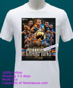 The New York Knicks Won The 2026 Nba Championship After 53 Years T Shirt