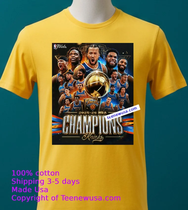 The New York Knicks Won The 2026 Nba Championship After 53 Years T Shirt - yellow-t-shirt 2 The New York Knicks Won The 2026 Nba Championship After 53 Years T Shirt Yellow T Shirt 2