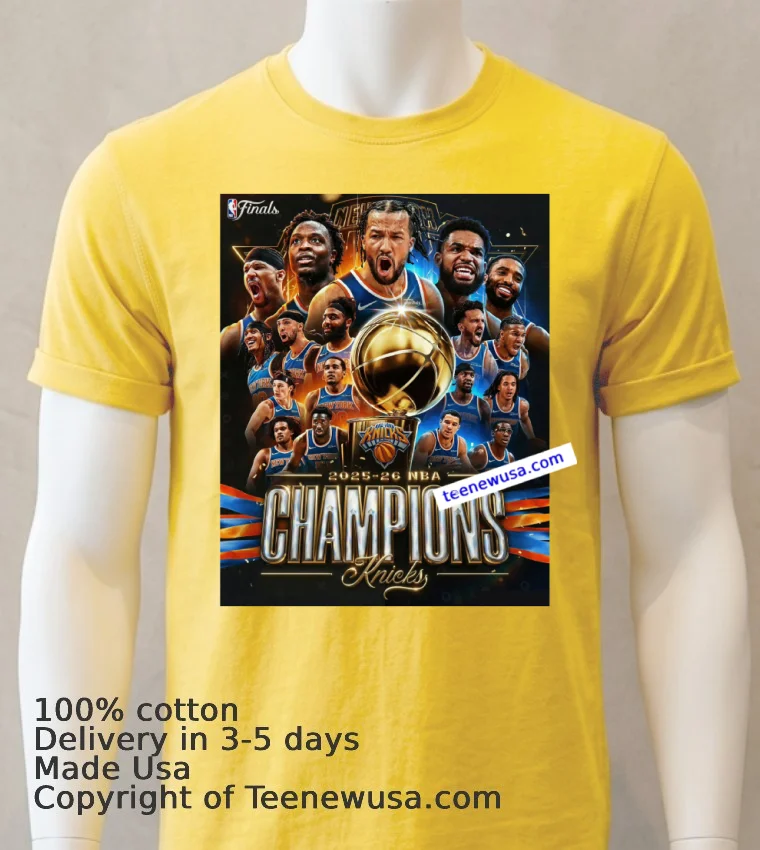 The New York Knicks Won The 2026 Nba Championship After 53 Years T Shirt - yellow-t-shirt The New York Knicks Won The 2026 Nba Championship After 53 Years T Shirt Yellow T Shirt