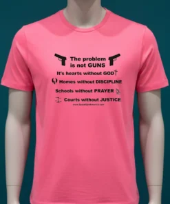 The Problem Is Not Guns Pro God Prayer Justice Shirt