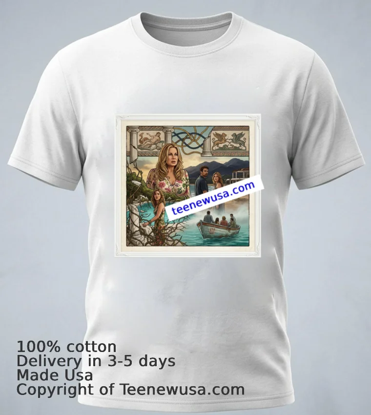 The White Lotus Season 4 T Shirt - white-t-shirt 1 The White Lotus Season 4 T Shirt White T Shirt 1