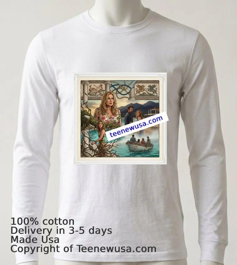 The White Lotus Season 4 T Shirt - white-t-shirt 6 The White Lotus Season 4 T Shirt White T Shirt 6