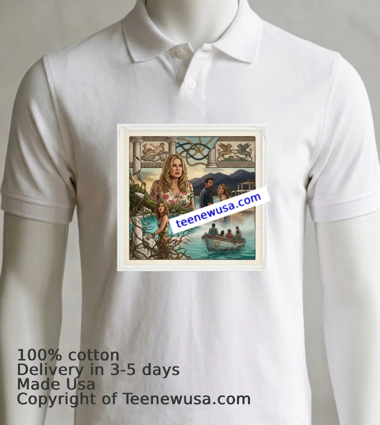 The White Lotus Season 4 T Shirt - white-t-shirt 7 The White Lotus Season 4 T Shirt White T Shirt 7 1