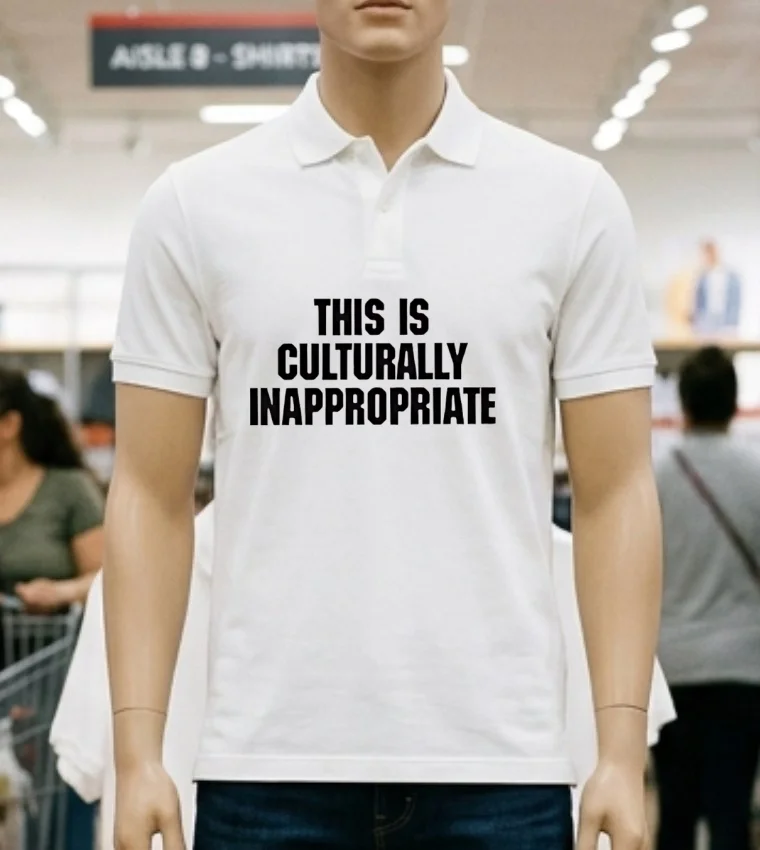 This Is Culturally Inappropriate Shirt - white-t-shirt This Is Culturally Inappropriate Shirt White T Shirt