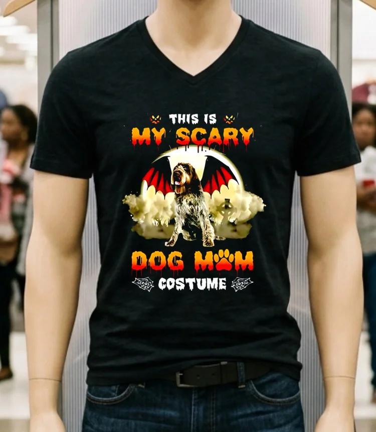 This Is My Scary Dog Mom Costume Halloween Shirt Balck Shirt 1