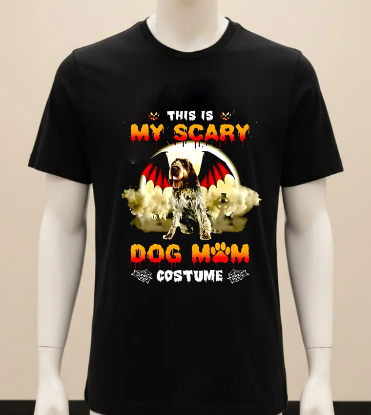 This Is My Scary Dog Mom Costume Halloween Shirt Balck Shirt