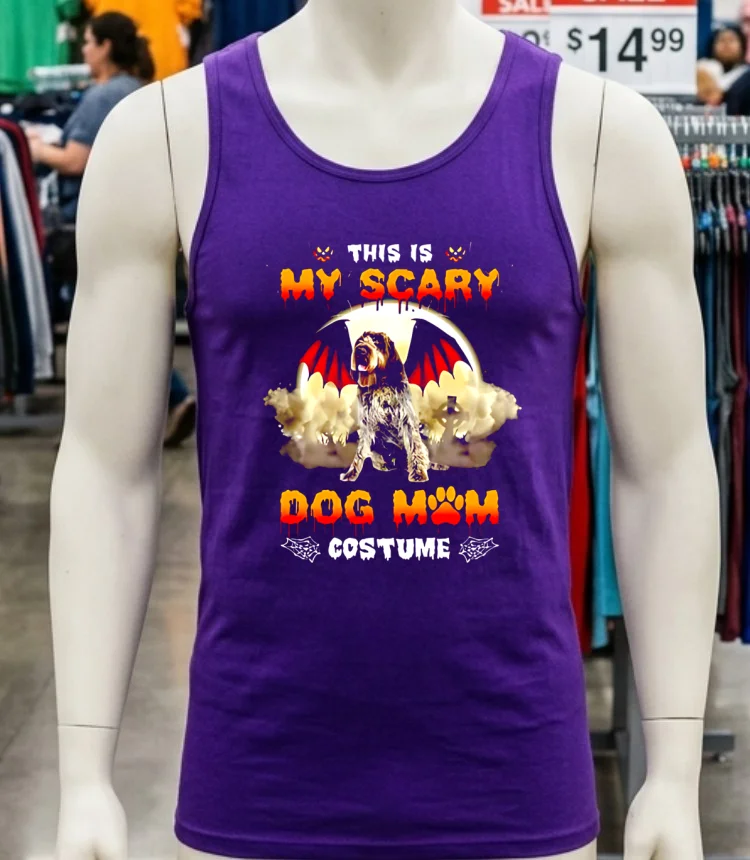 This Is My Scary Dog Mom Costume Halloween Shirt - purple-shirt This Is My Scary Dog Mom Costume Halloween Shirt Purple Shirt