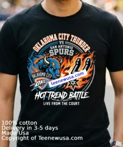 Thunder Vs Spurs Limited Edition Sports T Shirt