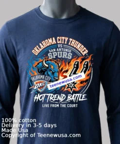 Thunder Vs Spurs Limited Edition Sports T Shirt