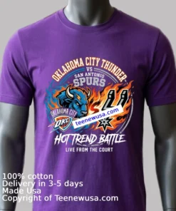 Thunder Vs Spurs Limited Edition Sports T Shirt