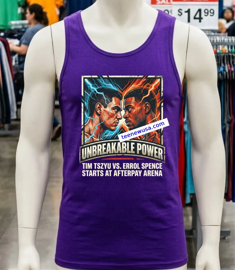 Tim Tszyu Vs Errol Spence Will Both Kick Off At The Afterpay Arena T Shirt - purple-shirt Tim Tszyu Vs Errol Spence Will Both Kick Off At The Afterpay Arena T Shirt Purple Shirt
