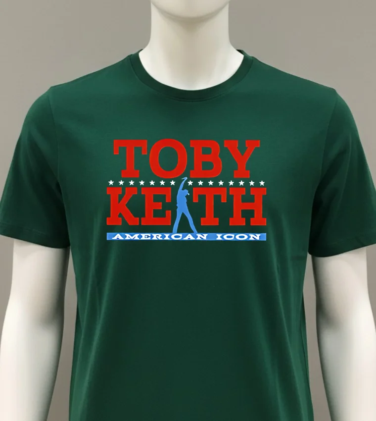 Toby Keith American Icon Shirt - green-shirt Toby Keith American Icon Shirt Green Shirt