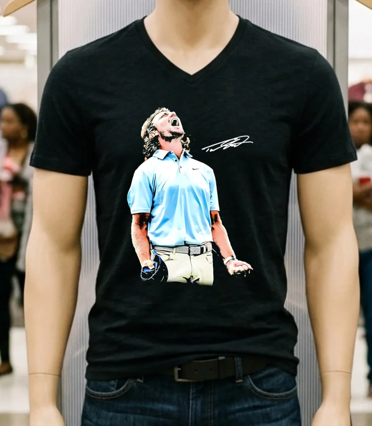 Tommy Fleetwood Pgatour Championship Signature Shirt - balck-shirt Tommy Fleetwood Pgatour Championship Signature Shirt Balck Shirt 1