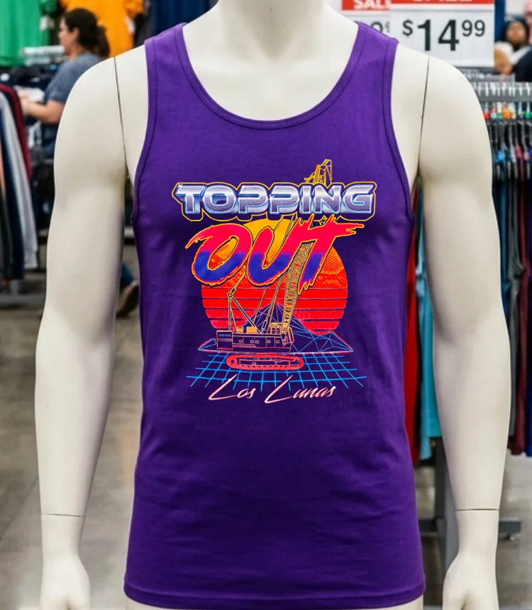 Topping Out Los Lunas Shirt Purple Shirt