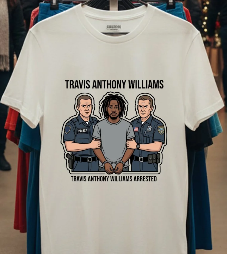 Travis Anthony Williams Arrested By Police T Shirt White T Shirt