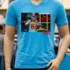 Travis Kelce Kansas City Chiefs Heart Signature Photo Shirt Blue Shirt