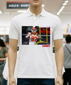 Travis Kelce Kansas City Chiefs Heart Signature Photo Shirt