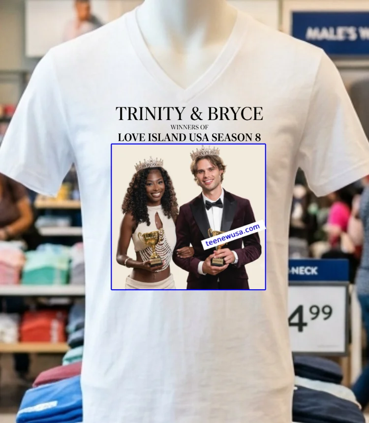 Trinity And Bryce Have Been Crowned The Winners Of Love Island Usa Season 8 T Shirt White T Shirt 1