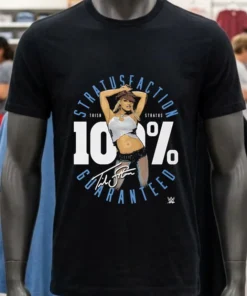 Trish Stratus 100 Percent Stratusfaction Wwe Signature Shirt