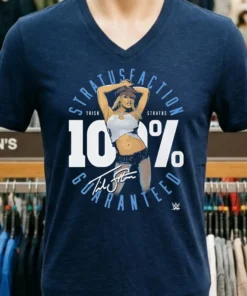 Trish Stratus 100 Percent Stratusfaction Wwe Signature Shirt