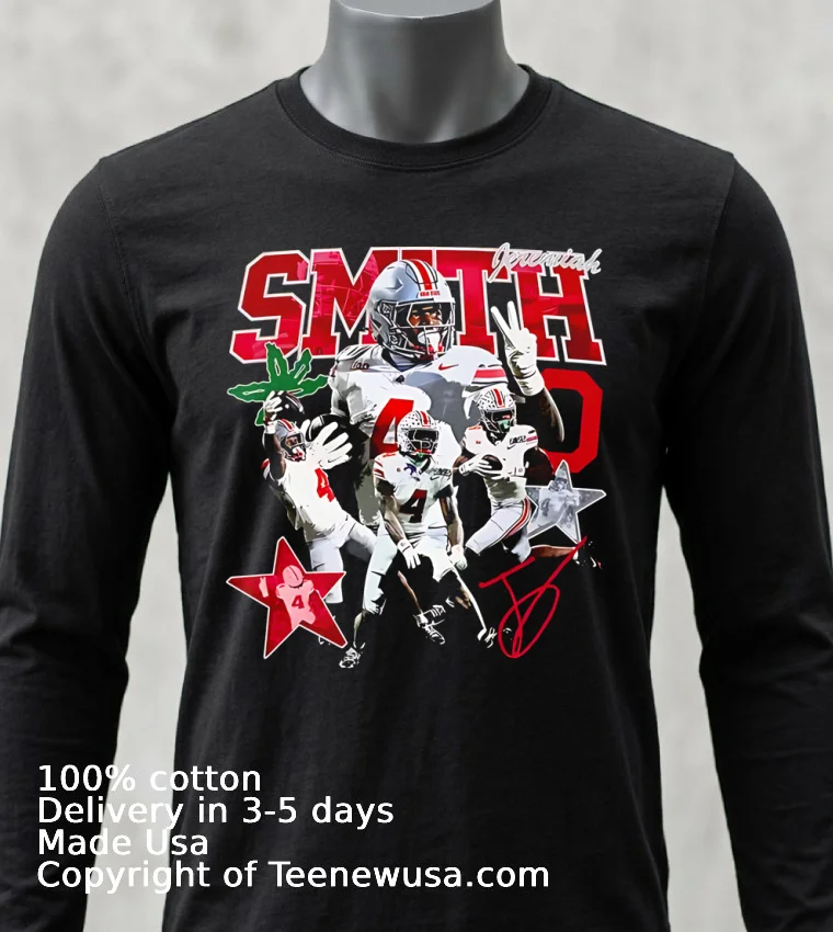 Troy Smith Ohio State Buckeyes Graphic Signature Shirt - balck-shirt Troy Smith Ohio State Buckeyes Graphic Signature Shirt Balck Shirt