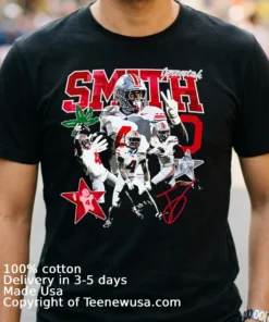 Troy Smith Ohio State Buckeyes Graphic Signature Shirt