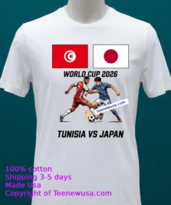 Tunisia Vs Japan World Cup 2026 T Shirt