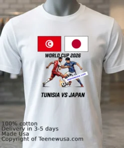 Tunisia Vs Japan World Cup 2026 T Shirt