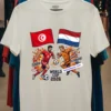 Tunisia Vs Netherlands World Cup 2026 T Shirt White T Shirt