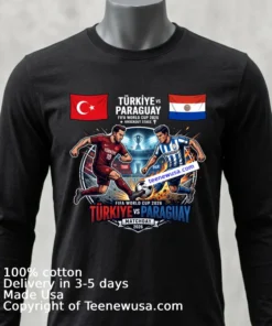 Turkey Vs Paraguay World Cup 2026 T Shirt