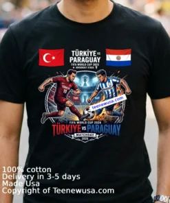 Turkey Vs Paraguay World Cup 2026 T Shirt