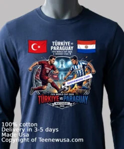Turkey Vs Paraguay World Cup 2026 T Shirt