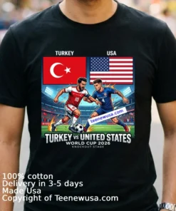 Turkey Vs United States World Cup 2026 T Shirt