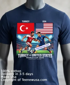 Turkey Vs United States World Cup 2026 T Shirt