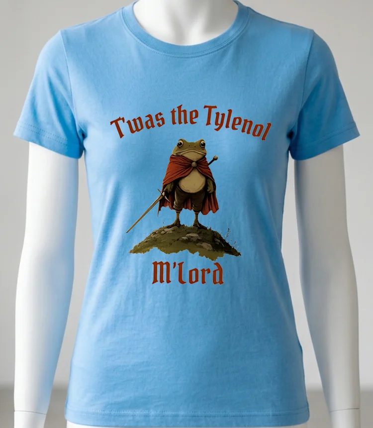 Twas The Tylenol Mlord Shirt - blue-shirt Twas The Tylenol Mlord Shirt Blue Shirt