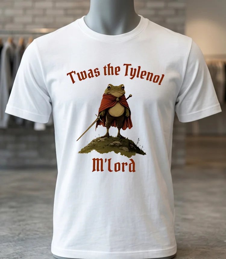 Twas The Tylenol Mlord Shirt - white-t-shirt Twas The Tylenol Mlord Shirt White T Shirt 2