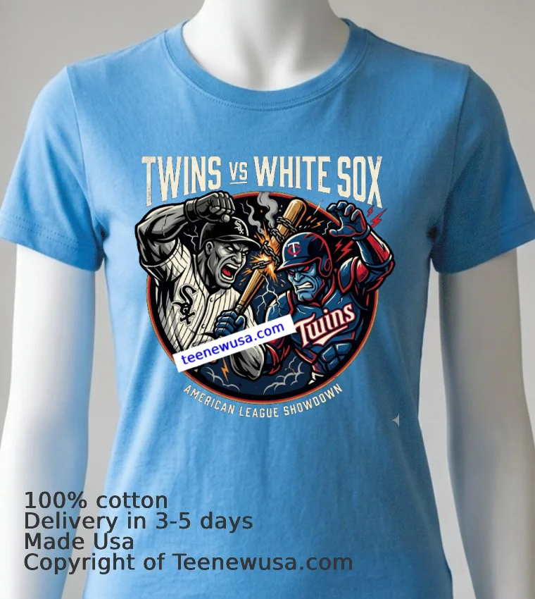 Twins Vs White Sox Fan Sports T Shirt - blue-shirt Twins Vs White Sox Fan Sports T Shirt Blue Shirt