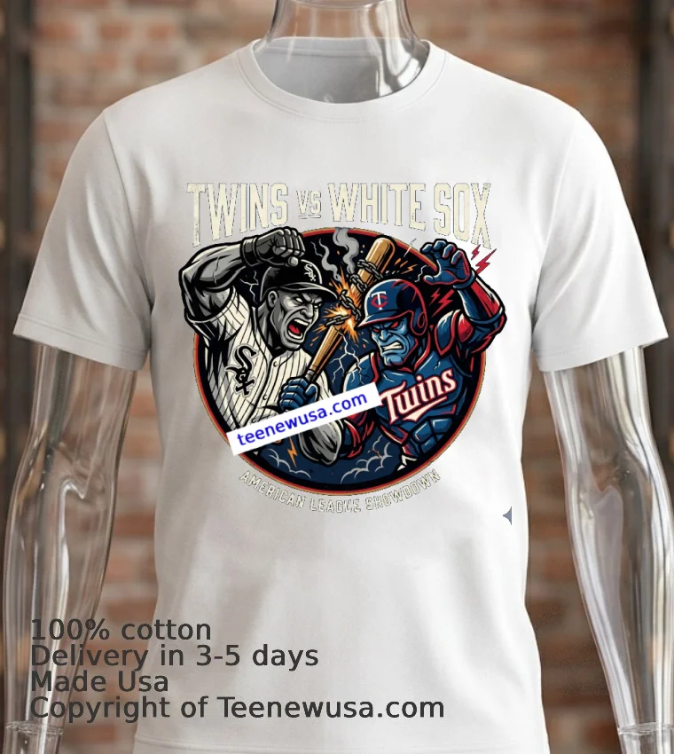 Twins Vs White Sox Fan Sports T Shirt White T Shirt 2