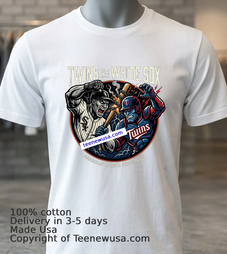 Twins Vs White Sox Fan Sports T Shirt White T Shirt 3