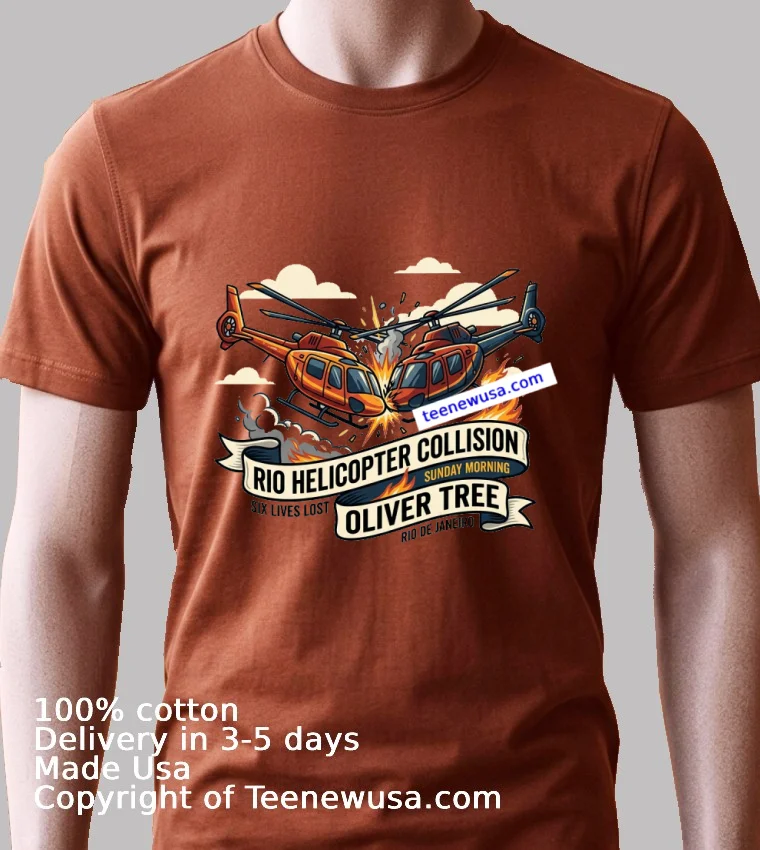 Two Helicopters Collided In The Skies Over Rio De Janeiro T Shirt Balck Shirt 4