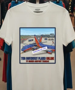 Two Southwest Planes Collide On Tf Green Airport Tarmac T Shirt