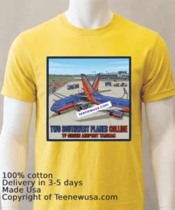 Two Southwest Planes Collide On Tf Green Airport Tarmac T Shirt