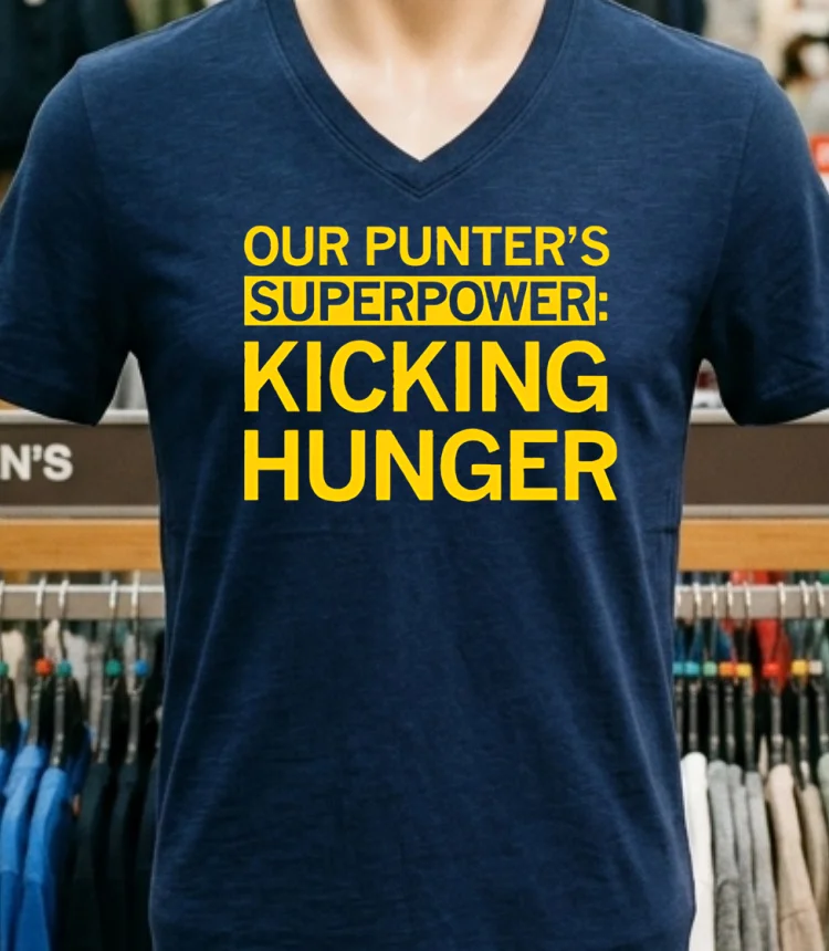 Tyler Perkins Kicking Hunger Shirt - navy-shirt Tyler Perkins Kicking Hunger Shirt Navy Shirt