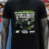 Tyler Reddick Checkered Flag Sports 2025 Nascar Cup Series Playoffs All In Every Lap Shirt Balck Shirt 2