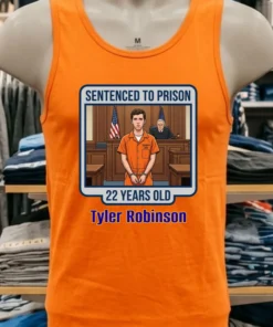 Tyler Robinson (22 Years Old) Was Prosecuted In Court And Sentenced To Prison T Shirt