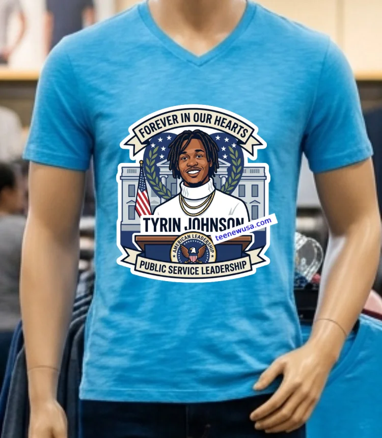 Tyrin Johnson Will Forever Remain In Our Hearts T Shirt - blue-shirt Tyrin Johnson Will Forever Remain In Our Hearts T Shirt Blue Shirt