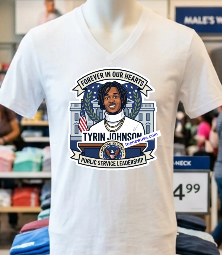 Tyrin Johnson Will Forever Remain In Our Hearts T Shirt White T Shirt 3