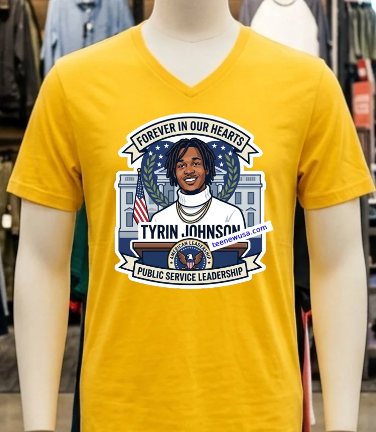 Tyrin Johnson Will Forever Remain In Our Hearts T Shirt - yellow-t-shirt Tyrin Johnson Will Forever Remain In Our Hearts T Shirt Yellow T Shirt
